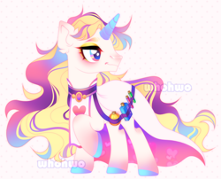 Size: 1738x1402 | Tagged: safe, artist:whohwo, oc, oc only, pony, unicorn, base used, clothes, dress, ear fluff, eyelashes, female, hoof polish, horn, looking back, makeup, male, mare, simple background, solo, stallion, unicorn oc, white background