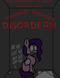 Size: 1171x1516 | Tagged: safe, artist:professorventurer, pipp petals, pegasus, pony, series:ask pippamena, g5, my little pony: a new generation, chest fluff, crying, metal, psychological torture, song reference, system of a down, toxicity