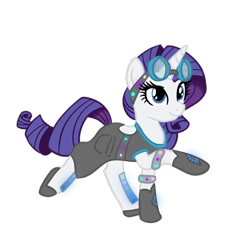 Size: 768x799 | Tagged: safe, artist:sjart117, rarity, pony, unicorn, ask the mane 12, g4, blacksmith, cyberpunk, permission given, simple background, solo, transparent background
