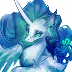Size: 2048x2048 | Tagged: safe, artist:tingsan, oc, oc only, alicorn, pony, alicorn oc, high res, horn, solo, wings