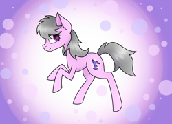 Size: 1500x1080 | Tagged: safe, artist:vivieart, oc, oc only, oc:sweet tune, earth pony, pony, female, mare, raised hoof, smiling