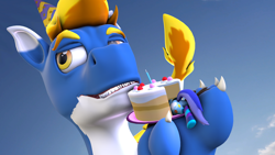 Size: 3840x2160 | Tagged: safe, artist:nightietime, oc, oc:nyama, oc:sierra nightingale, 3d, high res, macro, micro, size difference, this will end in vore