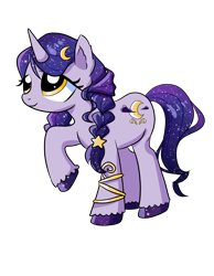 Size: 4000x5142 | Tagged: safe, artist:windywendy29, oc, oc only, oc:moonlight serene, pony, unicorn, bracelet, female, jewelry, raised hoof, simple background, solo, transparent background, unshorn fetlocks