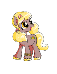 Size: 4000x5142 | Tagged: safe, artist:windywendy29, derpibooru exclusive, oc, oc only, oc:soleil (ice1517), earth pony, pony, bracelet, female, jewelry, mare, open mouth, simple background, solo, transparent background, unshorn fetlocks