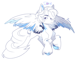 Size: 1022x815 | Tagged: safe, artist:dillice, oc, oc only, pegasus, pony, male, pegasus oc, simple background, solo, stallion, unshorn fetlocks, white background, wings