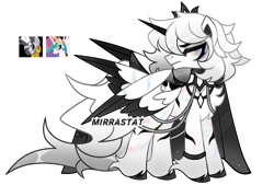 Size: 1280x866 | Tagged: safe, artist:mirrastat, princess celestia, zecora, oc, alicorn, pony, g4, alicorn oc, base used, colored wings, concave belly, female, hoof fluff, horn, magical lesbian spawn, male, mare, offspring, parent:princess celestia, parent:zecora, simple background, slender, stallion, thin, transparent background, two toned wings, wings