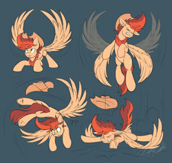 Size: 4288x4063 | Tagged: safe, artist:kaylerustone, oc, oc only, oc:kayle rustone, pegasus, pony, cowboy hat, falling, hat, looking up, male, simple background, solo, spread wings, stallion, wings