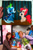 Size: 600x902 | Tagged: dead source, safe, artist:kawaiimo, gummy, pinkie pie, trixie, earth pony, human, pony, unicorn, g4, 2012, felt, female, hat, irl, irl human, lauren faust, looking at you, mare, old art, party hat, party horn, photo