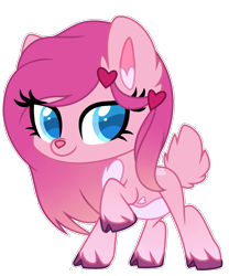 Size: 1191x1432 | Tagged: safe, artist:lupulrafinat, oc, oc only, earth pony, pony, chest fluff, cloven hooves, ear fluff, earth pony oc, raised hoof, simple background, smiling, solo, transparent background