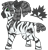 Size: 1475x1536 | Tagged: safe, artist:dilfistic, oc, oc only, oc:zeebron, zebra, bio in description, dreadlocks, male, simple background, solo, stallion, transparent background, zebra oc