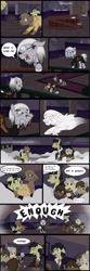 Size: 1280x3874 | Tagged: safe, artist:mr100dragon100, oc, oc:thomas the wolfpony, bat pony, earth pony, pegasus, pony, undead, unicorn, vampire, comic:a house divided, adam (frankenstein monster), angry, comic, dark forest au's dr. jekyll and mr. hyde, dark forest au's dracula, dark forest au's matthew, dark forest au's phantom of the opera (erik), mist