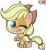 Size: 2059x2229 | Tagged: safe, artist:kuren247, applejack, earth pony, pony, g4, g4.5, my little pony: pony life, :p, cowboy hat, female, freckles, hat, high res, looking at you, mare, one eye closed, raised leg, show accurate, simple background, sitting, smiling, smiling at you, solo, tongue out, transparent background, wink, winking at you