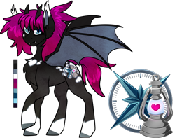 Size: 1235x971 | Tagged: safe, artist:velnyx, oc, oc:mystic heart, bat pony, pony, female, mare, simple background, solo, transparent background