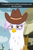 Size: 1493x2261 | Tagged: safe, artist:badumsquish, derpibooru exclusive, gilda, griffon, angry, cowboy hat, cute, female, folded wings, frown, gilda is not amused, glare, griffonstone, grumpy, hat, madorable, ponified animal photo, show accurate, solo, unamused, wings