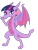Size: 1280x1670 | Tagged: safe, artist:php170, twilight sparkle, dragon, g4, colored wings, cute, dragon wings, dragoness, dragonified, ear fluff, eyebrows, female, hair, horn, looking at you, multicolored wings, simple background, smiling, smiling at you, solo, species swap, transparent background, twiabetes, twilidragon, vector, waving, waving at you, wings