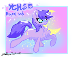 Size: 2858x2240 | Tagged: safe, artist:staceyld636, oc, oc only, unnamed oc, earth pony, pony, chest fluff, commission, ear fluff, earth pony oc, eye clipping through hair, female, high res, mare, shiny, signature, smiling, solo, starry eyes, wingding eyes, your character here