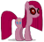 Size: 94x91 | Tagged: safe, artist:mixermike622, edit, pinkie pie, earth pony, pony, g4, evil pinkie pie, female, mare, pinkamena diane pie, simple background, smiling, transparent background, zalgo, zalgo pie