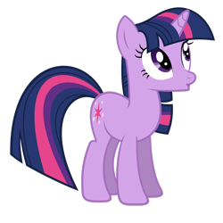 Size: 2449x2449 | Tagged: safe, artist:otfor2, twilight sparkle, pony, unicorn, g4, .psd available, female, high res, mare, simple background, solo, transparent background, unicorn twilight, vector