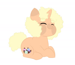 Size: 1746x1510 | Tagged: safe, artist:queenderpyturtle, oc, oc:sugarcane, pony, unicorn, colt, foal, lying down, male, prone, simple background, solo, white background