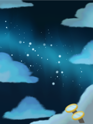 Size: 3072x4096 | Tagged: safe, oc, oc:turbo swifter, background, cloud, goggles, night, sky, stars