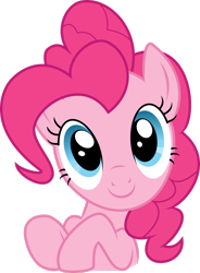 Size: 2102x2854 | Tagged: safe, artist:okaminekowiesel, pinkie pie, earth pony, pony, applebuck season, g4, season 1, female, high res, mare, simple background, solo, transparent background, vector