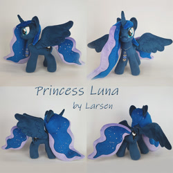 Size: 900x900 | Tagged: safe, artist:larsen toys, princess luna, alicorn, pony, g4, auction, female, irl, photo, plushie, solo