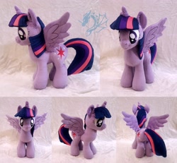 Size: 4096x3789 | Tagged: safe, artist:fire-topaz, twilight sparkle, alicorn, pony, g4, irl, photo, plushie, solo, twilight sparkle (alicorn)