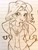 Size: 768x1024 | Tagged: safe, artist:sibashen, sunset shimmer, human, equestria girls, g4, breasts, busty sunset shimmer, clothes, female, lined paper, looking at you, mare, open mouth, open smile, smiling, smiling at you, solo, traditional art