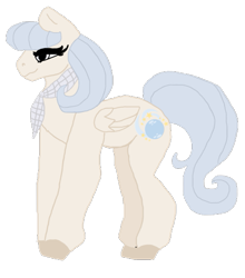 Size: 469x532 | Tagged: safe, artist:applecore244, artist:quoterific, oc, oc only, oc:moon rivers, pegasus, pony, clothes, hooves, scarf, simple background, solo, transparent background
