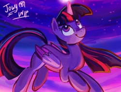 Size: 2484x1892 | Tagged: safe, artist:jowyb, twilight sparkle, alicorn, pony, g4, 2018, female, looking up, mare, old art, solo, twilight sparkle (alicorn), wip