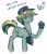 Size: 2480x2864 | Tagged: safe, artist:jowyb, derpy hooves, mudbriar, earth pony, pony, g4, 2020, fusion, fusion:derpy hooves, high res, old art, solo