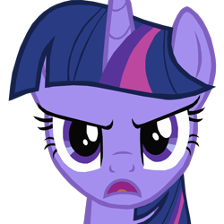 Size: 1280x1278 | Tagged: safe, artist:benpictures1, twilight sparkle, alicorn, pony, bats!, g4, angry, cute, female, inkscape, looking at you, mare, simple background, solo, stop the bats, transparent background, twiabetes, twilight sparkle (alicorn), vector