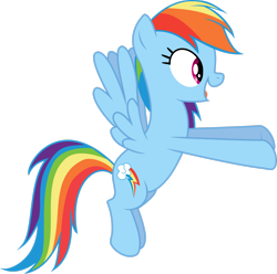 Size: 2456x2441 | Tagged: safe, artist:okaminekowiesel, rainbow dash, pegasus, pony, daring don't, g4, season 4, female, high res, mare, simple background, solo, transparent background, vector