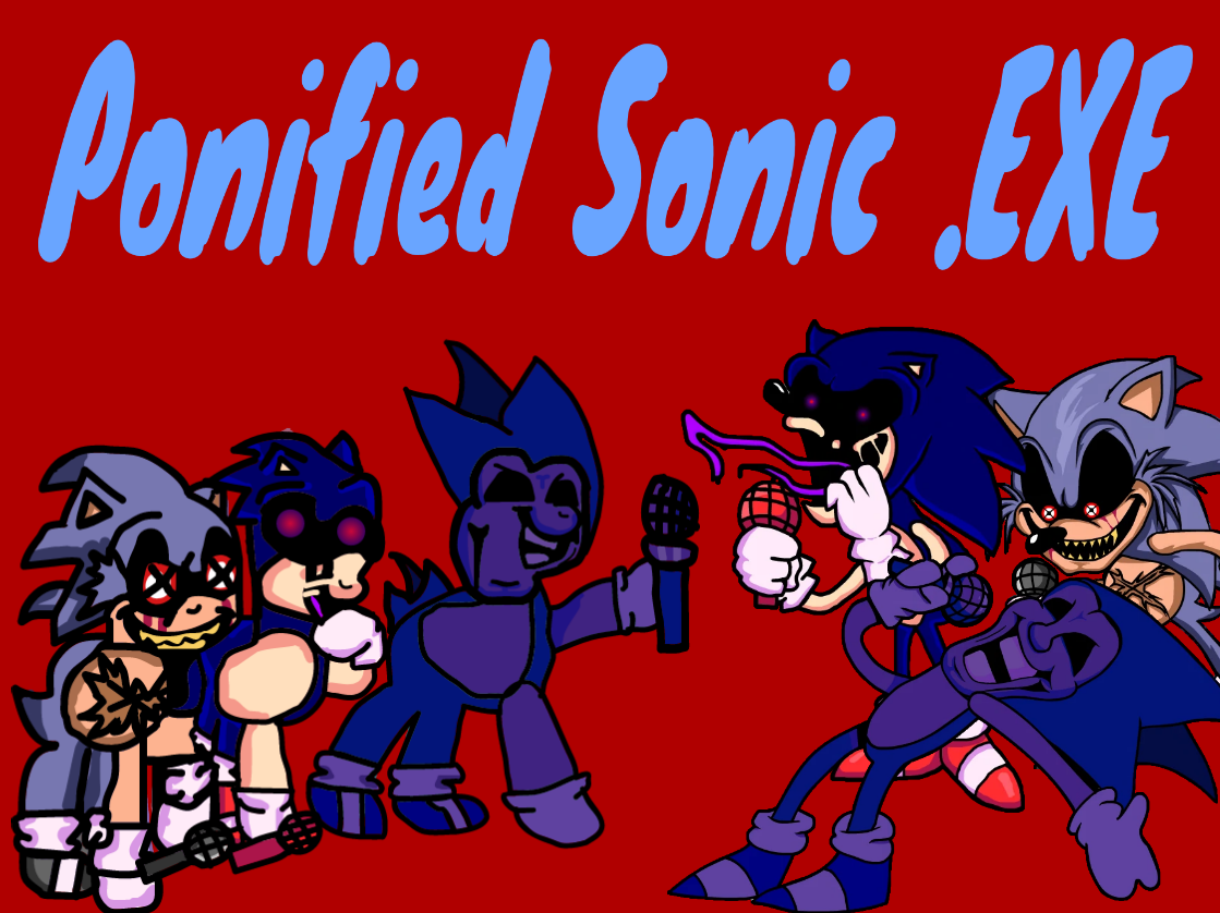 EXE (Vs. Sonic.Exe)  My little pony movie, Creepypasta characters, Furry  drawing