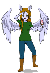 Size: 302x440 | Tagged: safe, artist:eviekid, oc, oc only, human, anthro, boots, clothes, humanized, jeans, kisekae, pants, shirt, shoes, simple background, solo, transparent background