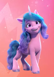 Size: 456x646 | Tagged: safe, screencap, izzy moonbow, pony, unicorn, g5, my little pony: make your mark, my little pony: make your mark chapter 1, spoiler:g5, spoiler:my little pony: make your mark, cute, female, izzybetes, let's make our mark together, looking at you, smiling, smiling at you