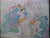 Size: 2828x2121 | Tagged: safe, artist:johnmarkee1995, princess celestia, alicorn, pony, g4, 2013, female, high res, mare, raised hoof, simple background, solo, traditional art, white background