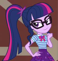 Size: 855x909 | Tagged: safe, screencap, sci-twi, twilight sparkle, human, equestria girls, equestria girls series, g4, holidays unwrapped, the cider louse fools, spoiler:eqg series (season 2), cropped, solo