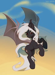 Size: 2200x3000 | Tagged: safe, artist:rrd-artist, oc, oc only, bat pony, pony, high res, solo