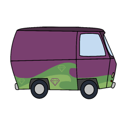 Size: 768x768 | Tagged: safe, artist:thatradhedgehog, equestria girls, equestria girls series, g4, sunset's backstage pass!, chevrolet, chevrolet g10, simple background, the dazzlings tour bus, transparent background, van