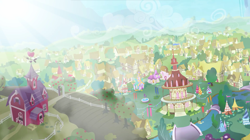 Size: 2048x1147 | Tagged: safe, g4, background, no pony, ponyville, scenery, scenery porn, sweet apple acres