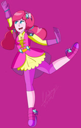 Size: 1280x2009 | Tagged: safe, artist:denisseguadiana, pinkie pie, human, equestria girls, g4, my little pony equestria girls: legend of everfree, crystal guardian, female, ponk, solo