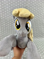 Size: 3024x4032 | Tagged: safe, artist:kazzysart, derpy hooves, pony, g4, irl, photo, plushie, solo