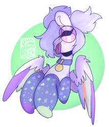 Size: 1280x1498 | Tagged: safe, artist:gothalite, oc, oc only, pegasus, pony, :p, bust, clothes, collar, eyes closed, female, mare, pegasus oc, simple background, smiling, socks, solo, sunglasses, tongue out, transparent background