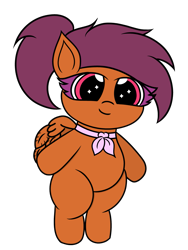 Size: 1657x2209 | Tagged: safe, artist:msbluejune, oc, oc only, oc:vee, pegasus, pony, chibi, cute, female, full body, simple background, smiling, solo, tail, transparent background