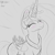 Size: 3000x3000 | Tagged: safe, artist:enonnnymous, princess celestia, alicorn, pony, g4, /sun/, blushing, eyes closed, high res, horn, horn ring, jewelry, monochrome, partial color, ring, simple background, smiling, solo