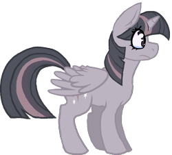 Size: 887x802 | Tagged: safe, artist:205tob, twilight sparkle, alicorn, pony, g4, crying, discorded, discorded twilight, female, frown, horn, mare, sad, simple background, transparent background, twilight sparkle (alicorn), twilight tragedy, wings