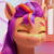 Size: 400x400 | Tagged: safe, screencap, sunny starscout, earth pony, pony, g5, make your mark, my little pony: make your mark, cropped, cute, daaaaaaaaaaaw, eyes closed, female, mane stripe sunny, mare, smiling, solo, sunnybetes