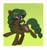 Size: 1924x2048 | Tagged: safe, artist:darkynez, oc, oc only, oc:hyacinth, earth pony, pony, female, looking at you, mare, one eye closed, open mouth, passepartout, raised hoof, smiling, smiling at you, solo, wink, winking at you