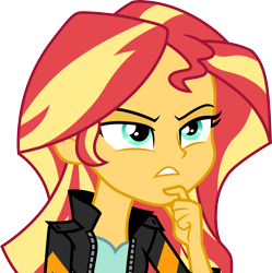 Size: 3000x3011 | Tagged: safe, artist:cloudy glow, sunset shimmer, human, equestria girls, g4, my little pony equestria girls: friendship games, high res, simple background, solo, transparent background, vector